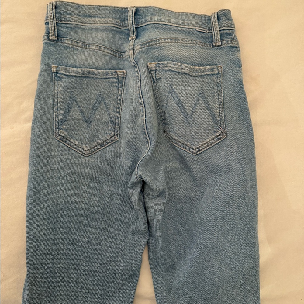 Mother Denim Tripper Ankle “Ripe for the squeeze” wash size 26